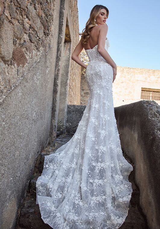 Calla Blanche 125263 Lale Sheath Wedding Dress - 3