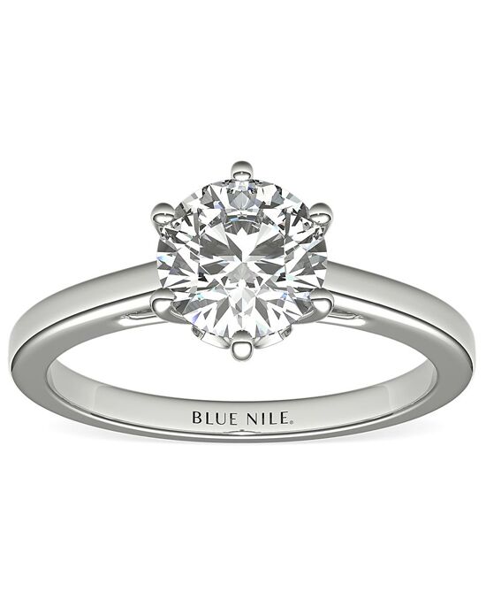 Blue Nile Round Cut Engagement Ring - 1