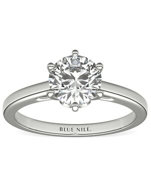 Blue Nile Round Cut Engagement Ring