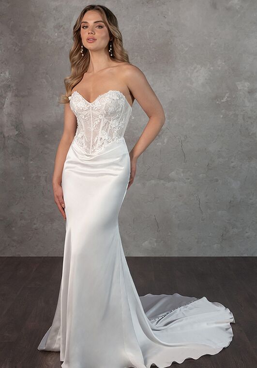 Essense of Australia D4303 Column Wedding Dress - 5