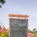 Wedding Trolley Transportation Chalkboard Sign