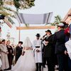 One Couple's Purple-and-Mauve Wedding at Chabad of Parkland in Florida