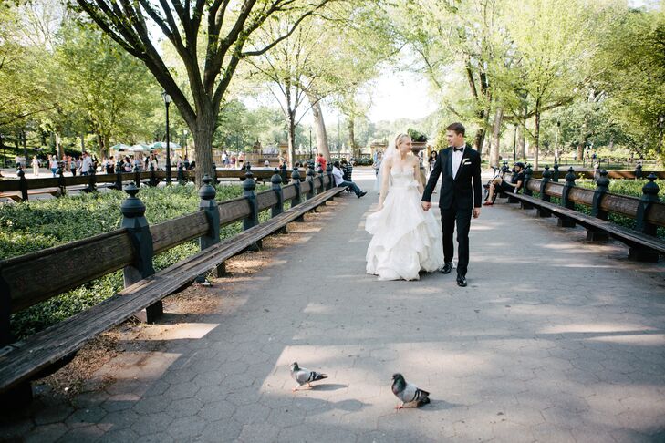 Black Groom's Tuxedo in Central Park