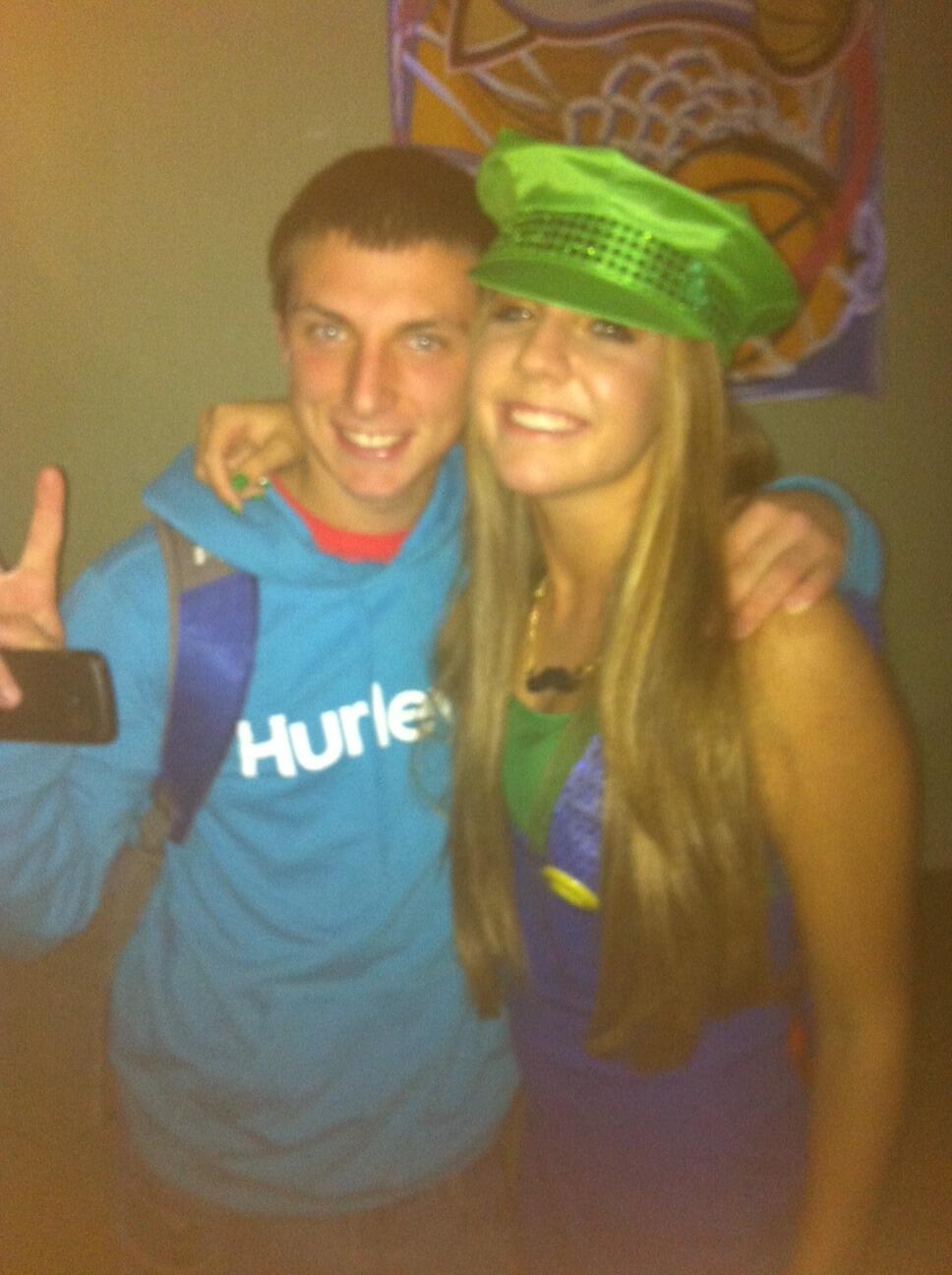 Two besties still hanging while Antonino was a freshman at Stockton University and Mackenzie was a junior at Wildwood Catholic. Loving Halloween parties together for 13 years!