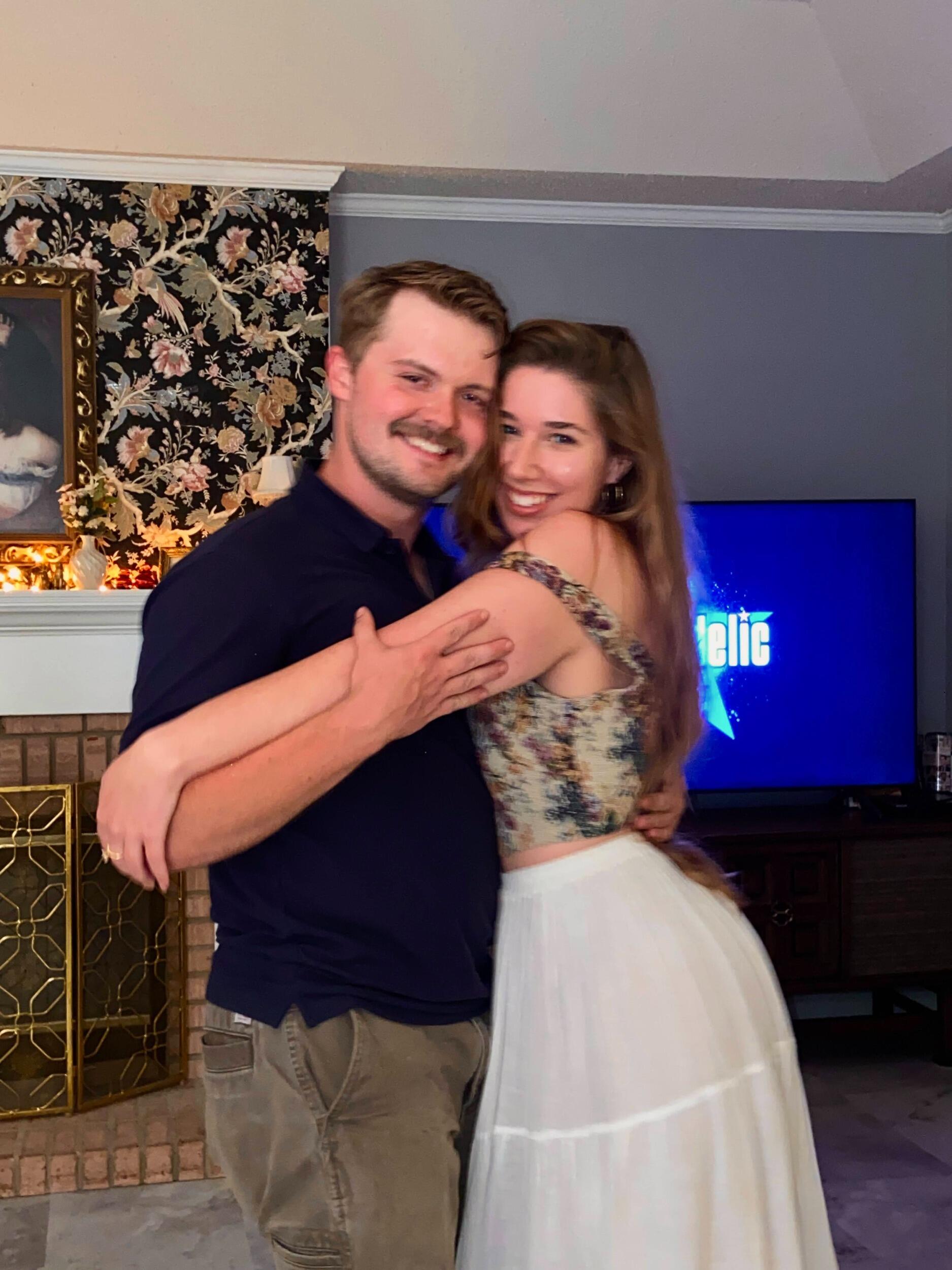 Dancing in the living room :)