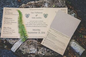 DIY Wedding Invitations and RSVP Cards