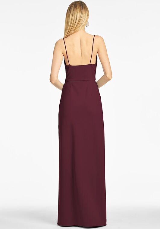 Sachin & Babi Paulina Gown - Deep Wine Scoop Bridesmaid Dress - 2
