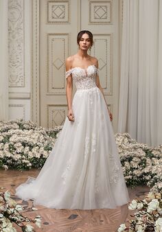 Moonlight Collection J6854 A-Line Wedding Dress