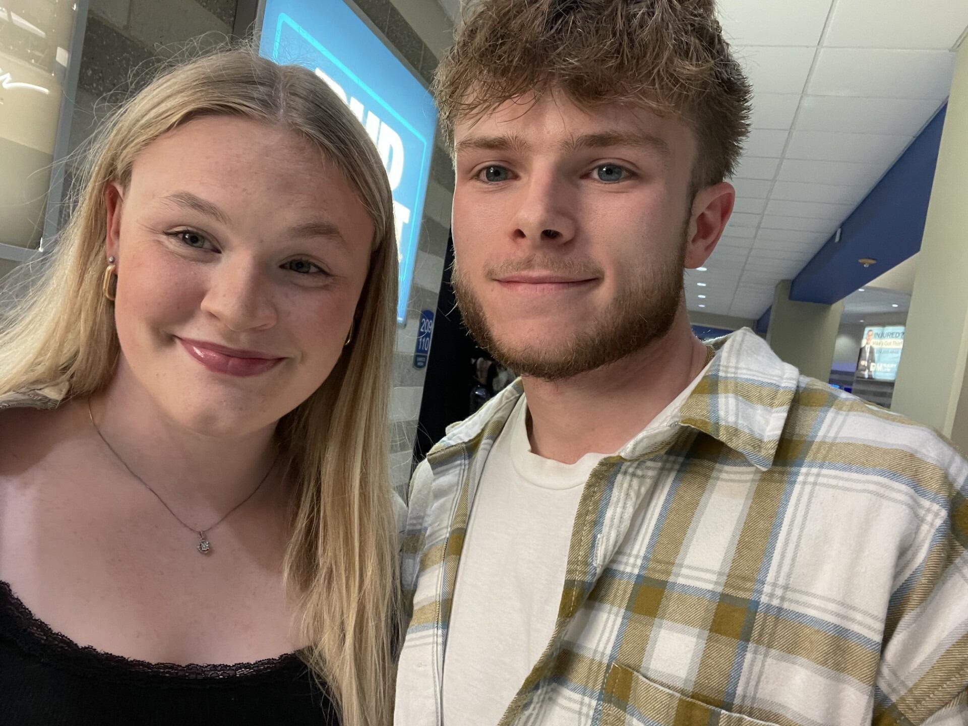 We bought a house on Ella's 21st birthday. (Photo is of us at our first concert together.)