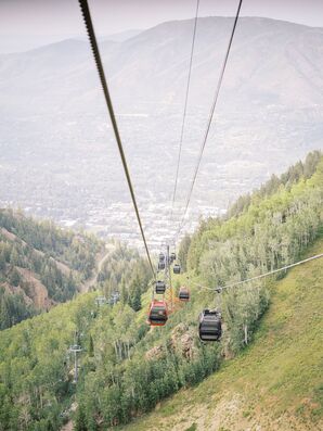 Gondola on Aspen Mountain in Colorado
