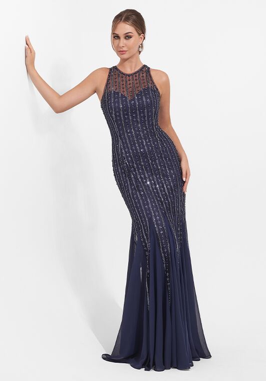 Jade Couture Mother of the Bride by Jasmine K278023 Blue Mother Of The Bride Dress - 4