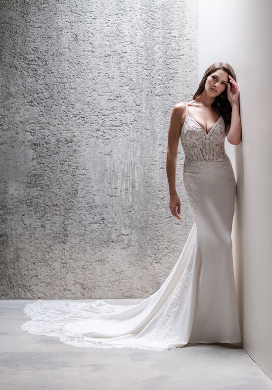 Allure Couture C686 Sheath Wedding Dress - 1