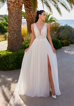 Demetrios 8122 A-Line Wedding Dress