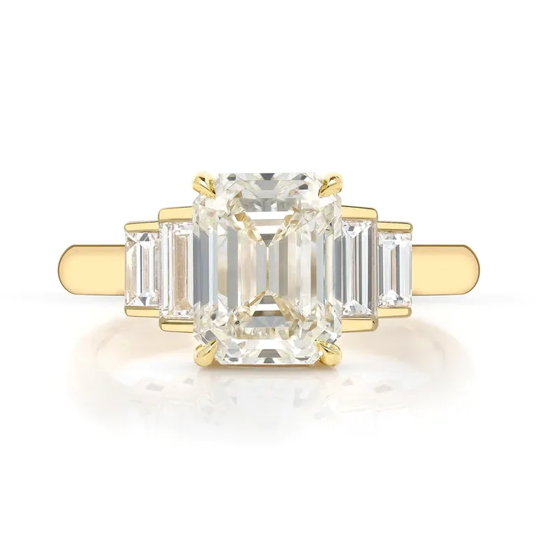 Diamond Caroline Prong-Set Engagement Ring