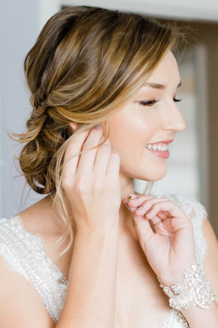 Romantic Braided Bridal Updo