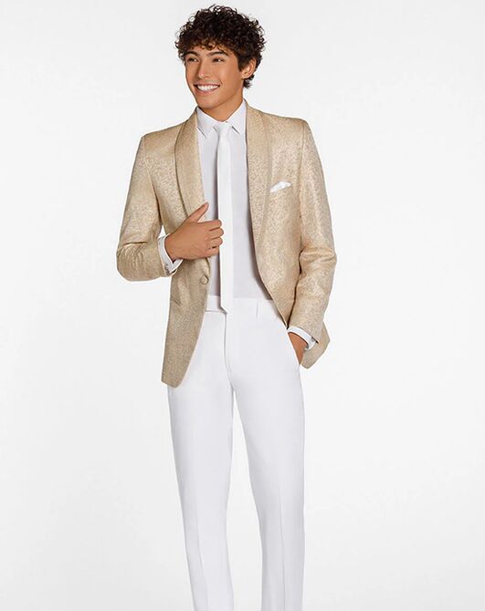BLACKTIE NIGHT VINE Caramel Wedding Tuxedo Champagne Tuxedo - 4