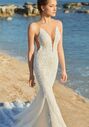 INES DI SANTO Spring 2021 - Kas Trumpet Wedding Dress - thumbnail - 2