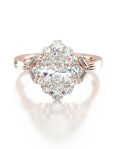 James Allen Oval Cut Engagement Ring