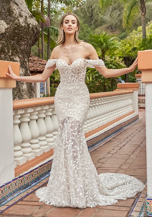 Jasmine Couture IVY Fit-and-Flare Wedding Dress - 4