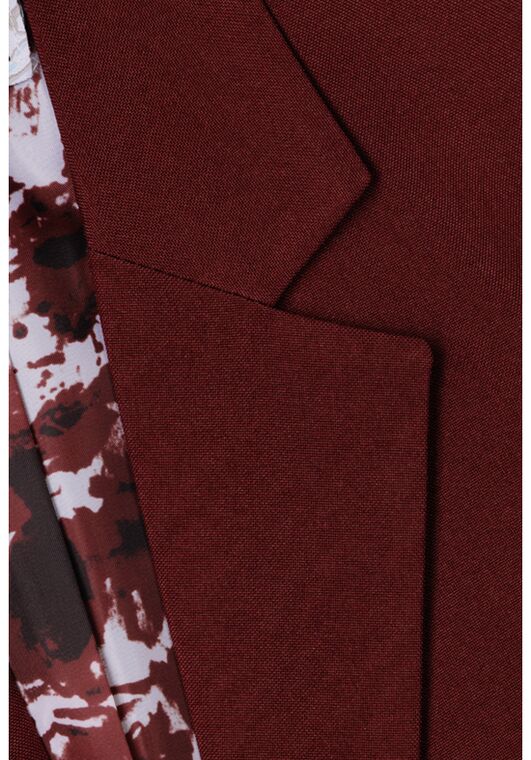 Little Tuxedos "Mason" Kids Burgundy Suit (5-Piece Set) Flower Girl Dress and Ring Bearer Outfit - 5
