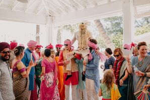 Hindu Fusion Wedding Celebration at the Sandbar Restaurant in Anna Maria, Florida