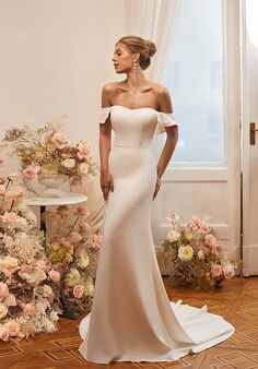 Moonlight Tango T963 Mermaid and Trumpet Wedding Dress