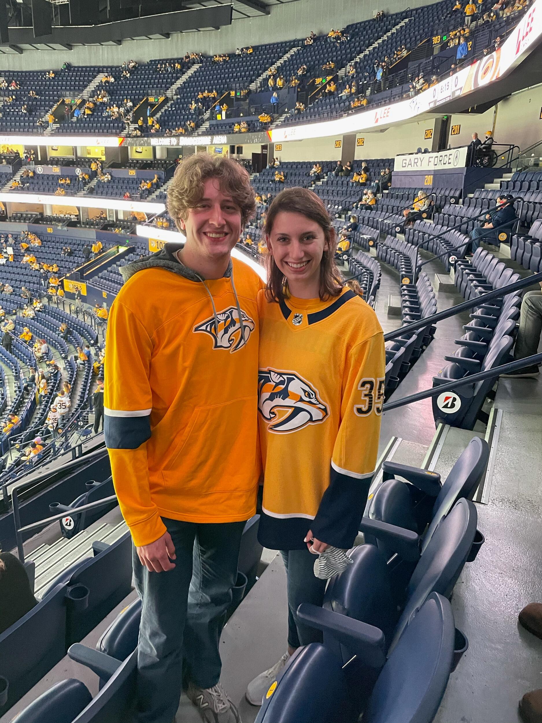 Nashville Predators hockey game! Go Preds!