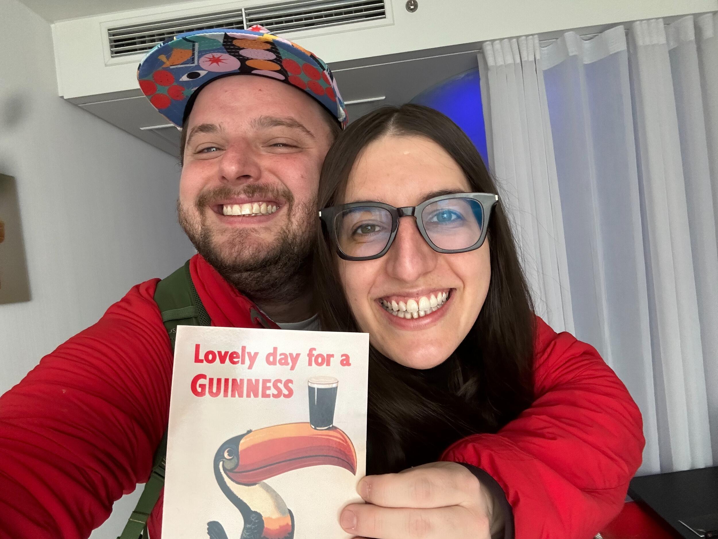 Amy gave Harry a card on his birthday.  ADORABLE.  
