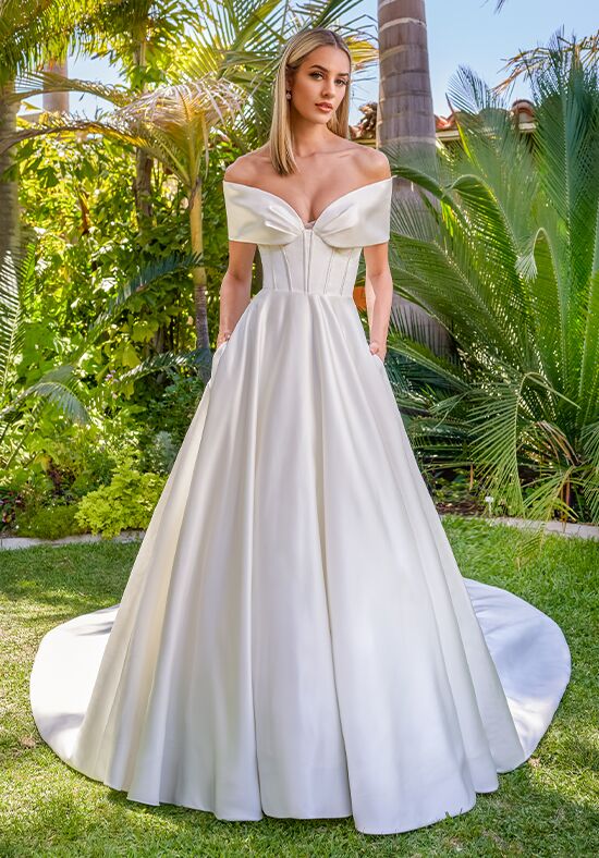 Jasmine Couture Erica X A-Line Wedding Dress - 1