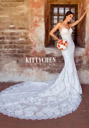 KITTYCHEN Couture NALA, K1968 Sheath Wedding Dress