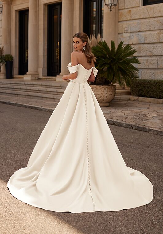 Moonlight Collection J6917A Ball Gown Wedding Dress - 2