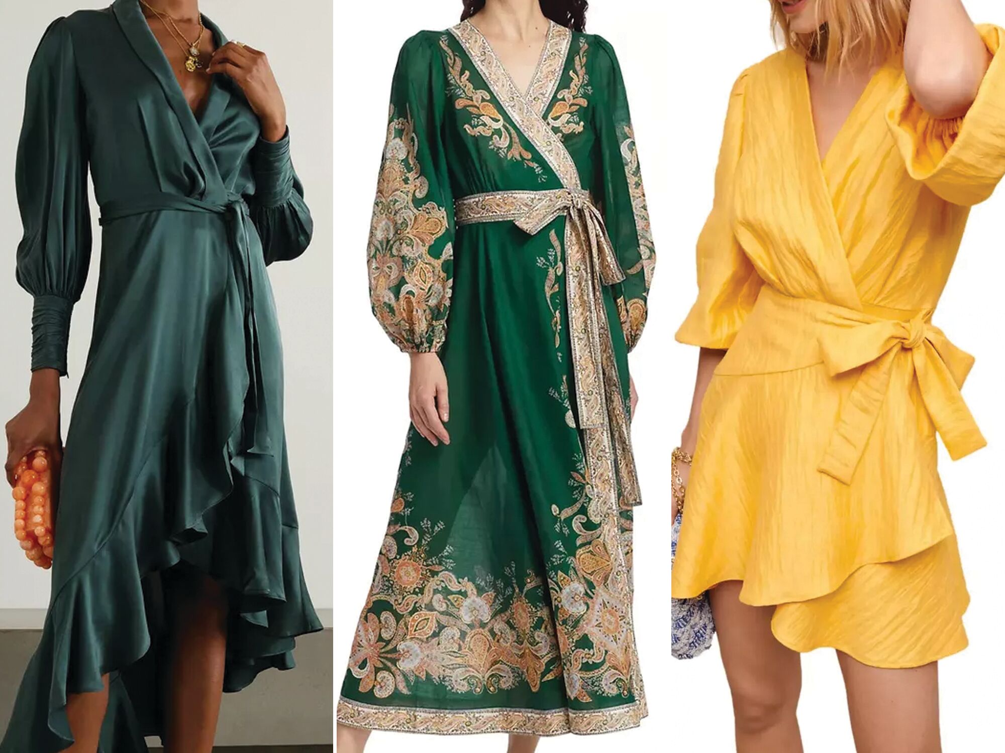 The Best Wrap Dresses for Wedding Season