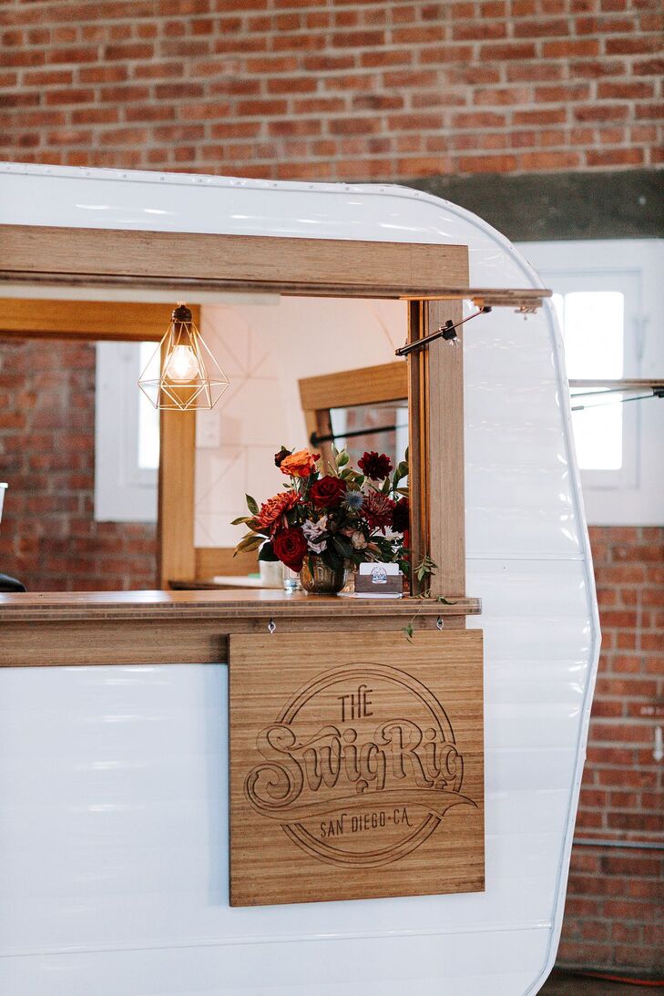 Vintage Trailer Bar at Brick in San Diego, California