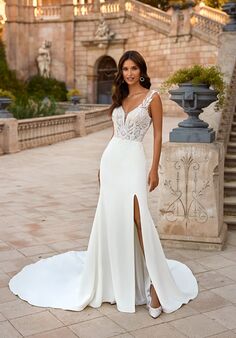 Moonlight Collection J6881 Mermaid and Trumpet Wedding Dress