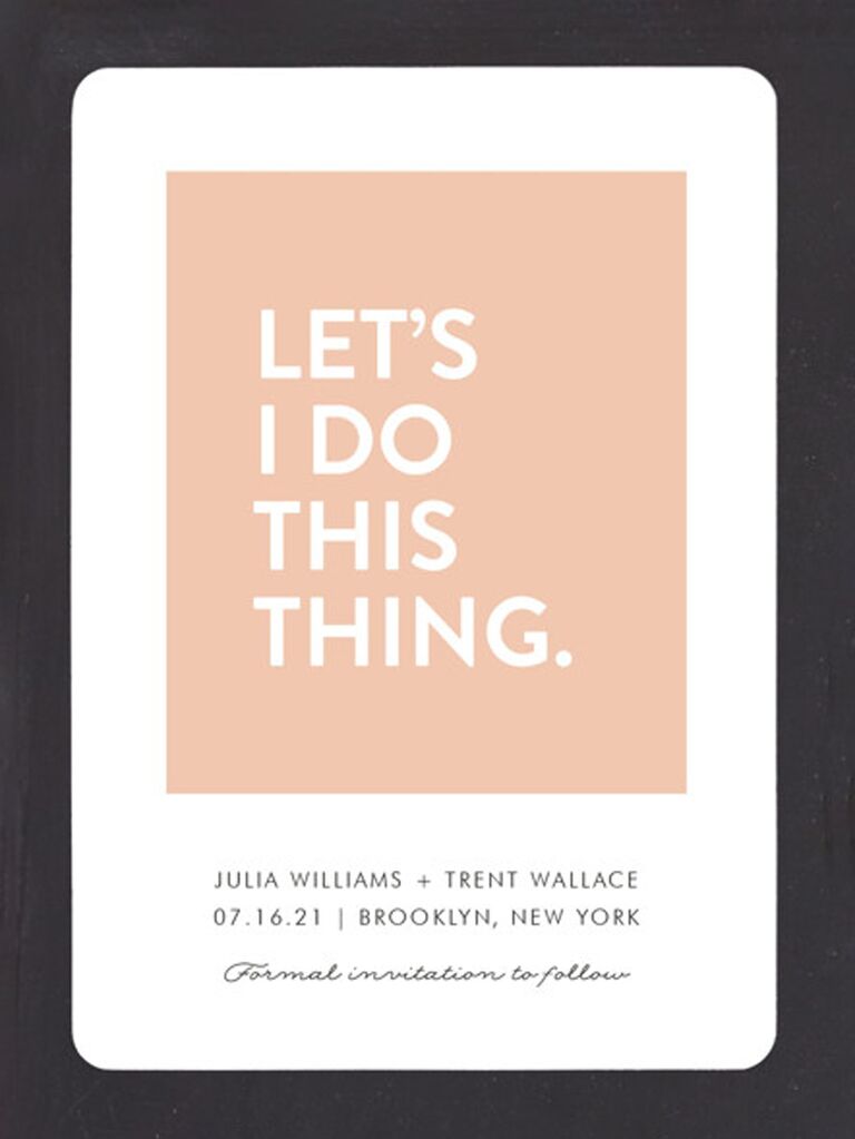 Funny Save-the-Date Cards for Couples With a Sense of Humor