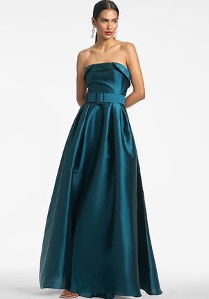 Sachin & Babi Ceri Gown - Deep Teal Blue Mother Of The Bride Dress