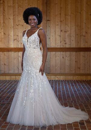 Essense of Australia D3335 Fit-and-Flare Wedding Dress