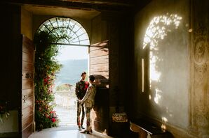 Wedding Portraits in Historic Villa in Italy