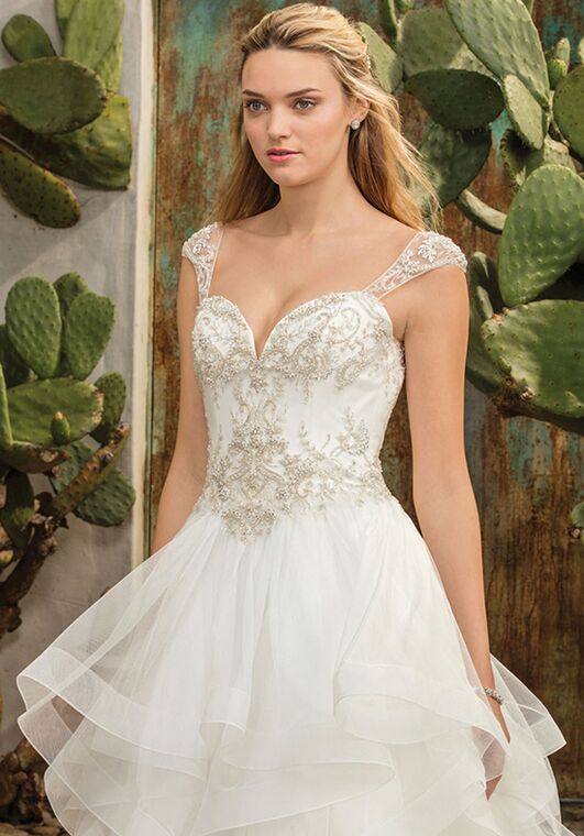 Casablanca Bridal Style 2308 Paloma Ball Gown Wedding Dress - 3