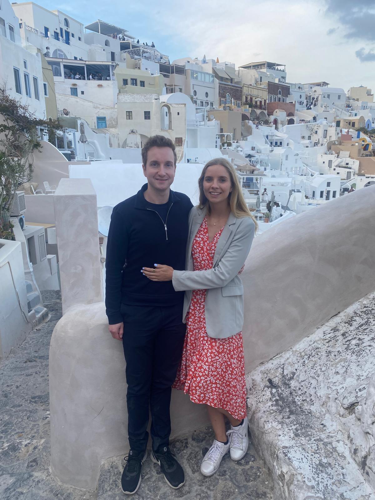 First holiday together in Santorini