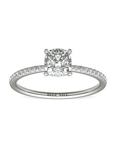 Blue Nile Cushion Cut Engagement Ring