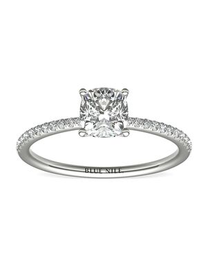 Blue Nile Cushion Cut Engagement Ring