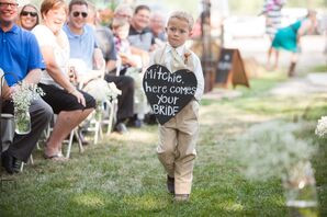 Ceremony Sign Bearer