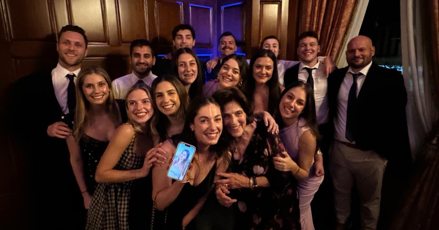 Alex met all the Orsi's (cousins only pictured)