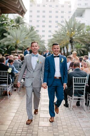 Chic Modern Gray and Navy Suits