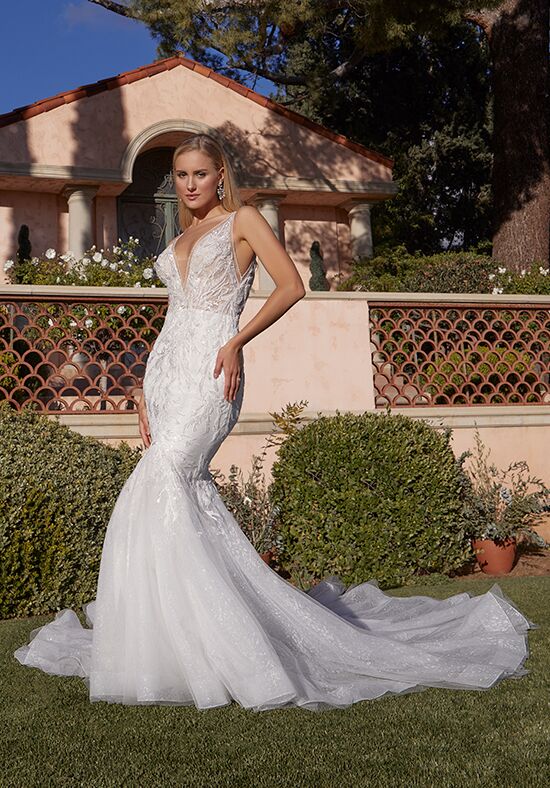 Casablanca Bridal Style 2521 Winnie Fit-and-Flare Wedding Dress - 1