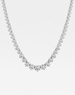 Grown Brilliance Badgley Mischka Tennis Necklaces - NCGUK2582QM-GW4 Wedding Necklace photo