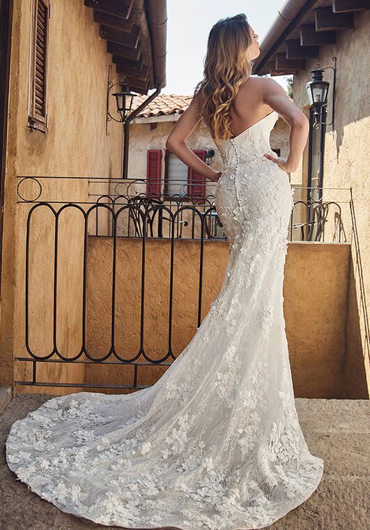 Calla Blanche 125251 Arietta Sheath Wedding Dress - 2