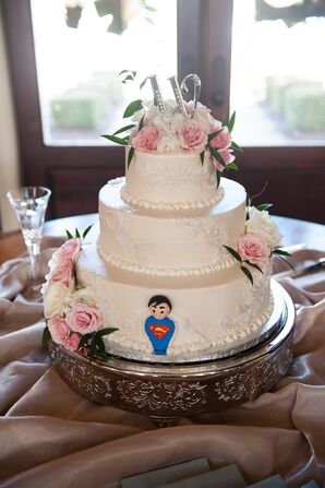 Classic Buttercream Cake with Surprise Superhero Accent