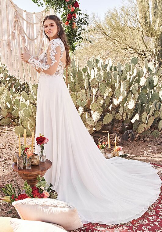 Lillian West 6422 A-Line Wedding Dress - 3